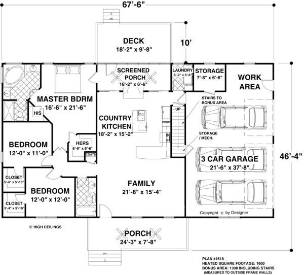 Floorplan image of The Applewood House Plan